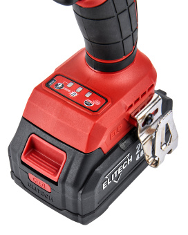 Шуруповерт аккум. Elitech ДА 21 УБЛ2 (ударн.,20В,2х4.0Ач,ELP,БЗП-13мм,0-500/2100об/мин,120Нм,1.3кг)