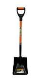 Лопата MAWIPRO MW-4474 совковая с фиберглас. черенком, V-образная ручка, серия HARD