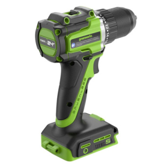 Дрель-шуруповерт аккум. Greenworks DD560 (24v.б/щет,30/60 Нм,13мм,Anti-kickback,2х2Ач,ЗУ).3708407CUC