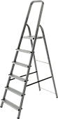 Стремянка Новая Высота стальная односторонняя NV1150 1*6 ступеней 70мм 1150106