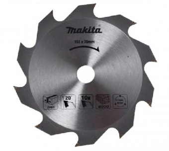 Диск пильный Makita 165х20х2мм,10Т D-45864