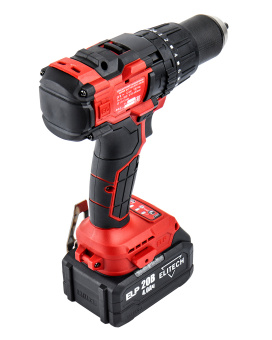 Шуруповерт аккум. Elitech ДА 21 УБЛ2 (ударн.,20В,2х4.0Ач,ELP,БЗП-13мм,0-500/2100об/мин,120Нм,1.3кг)