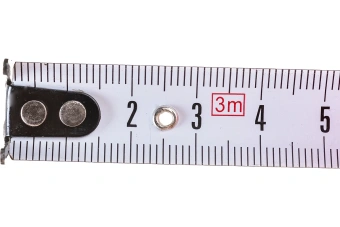 Рулетка с автостопом и магнитом двухсторонняя 3м*16мм Монтажник  603316