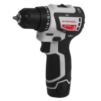 Шуруповерт аккумуляторный ИНТЕРСКОЛ ДА-10/12В МиниМАКС  687.1.2.70