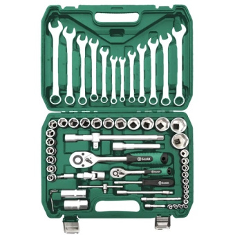 Набор инструмента1/4"-1/2" 61пр  БелАК Мастер 07019-БАК