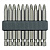Набор бит 10шт 1/4" PH2*50мм Vorel 65640-V