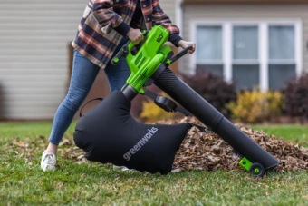 Воздуходув-пылесос аккум. Greenworks GD60BVII (60V, бесщ., без АКБ и ЗУ) 2409307