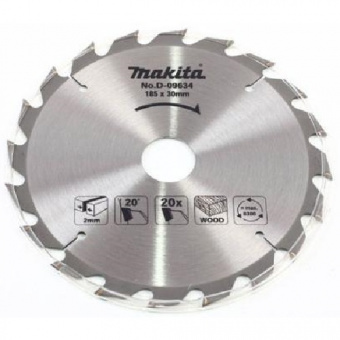 Диск пильный Makita 185*30/16/20*2,0*20Т D-09634