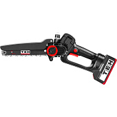 Пила аккум. цепная МИНИ ТЕН LPS508-1B (20см, 1,4”, 45зв, 1,1мм, Max.диам. среза:190мм, АКБ 4Ач, ЗУ)