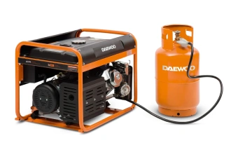 Генератор бензиновый GDA 7500 DFE DAEWOO(6.5/6.0кВт, 230В,425см3,15л.с.,БЕНЗИН+ГАЗ, 30л,2х230В, 79кг