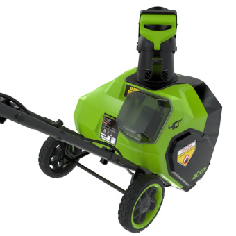 Снегоуборщик аккумуляторный Greenworks 2603607UG, 40V, 40 см, 1хАКБ 5 Ач и ЗУ