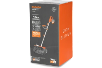 Снегоуборщик-лопата DAEWOO DAST 4242Li (21В+21В=42В, ФАРА, КОЛЕСА, БЕЗ Акк.и ЗУ)