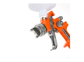 Пневмокраскораспылитель PATRIOT HVLP 1,4A верхний бачок 0,6л, сопло 1,4мм, 130л/мин, быстросъем 1/4"  830901017