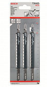 Пилки лобзиковые Bosch 344D,HCS,126\4мм,рез-100мм,быстр\пропил 3шт