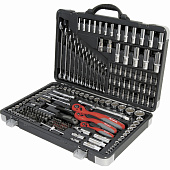 Набор инструмента Matrix Professional 216 предметов 1/4", 3/8", 1/2" Cr-V, S2, усиленный кейс 13555