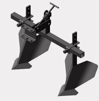 Окучник 2-х рядный, на траверсе с регулируемыми однорядн. окучниками (01.15.11) со сцепкой  01.15.13