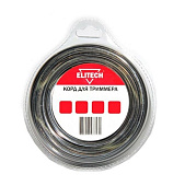 Леска Elitech 0809.008300 (3.0мм,12м, витой квадрат, блистер) 188773