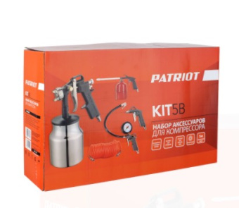 Набор окрасочного инструмента 5 предметов PATRIOT KIT 5 В, быстросъем 830901055