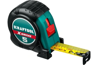 Рулетка KRAFTOOL X-Drive 5*25мм ударопрочный обрез. корпус 34122-05-25_z02