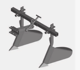 Окучник 2-х рядн. большой,на траверсе с регул. однорядн. окучн. (01.05.11) со сцепкой ОМБДРС 00.470.