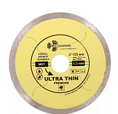 Диск алмазный TRIO DIAMOND 125*22,23 Сплошной Ультра тонкий Hot press UTW502