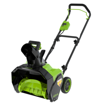Снегоуборщик аккумуляторный Greenworks 2603607UG, 40V, 40 см, 1хАКБ 5 Ач и ЗУ