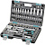 Набор инструмента STELS 1/2" 1/4"  CrV пластиковый кейс 94 предмета