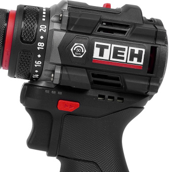 Шуруповерт аккум.TEH TDBL316-2B( 16,8 V,50Нм.патрон 10 мм.. 2 шт. Акб 2 Ач, ЗУ, кейс)