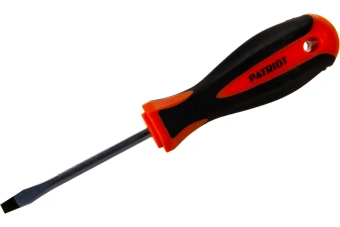 Отвертка PATRIOT SL5x75, CR-V,магнитная, 2-х компонентная рукоятка  350003157