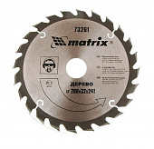 Диск пильный Matrix по дереву 200*32*24z+кольцо 30/32 73261