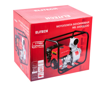 Мотопомпа Elitech МБ 1600 Д100 (E0105.004.00)