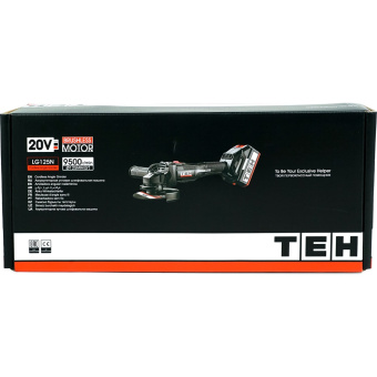 УШМ аккум. TEH  LG125N 20V (20В, 125мм, без АКБ и ЗУ)