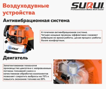 Воздуходув бенз. SURUI EB300