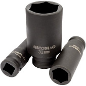 Головка ударная высокая 1/2" 6гр.27мм АвтоДело 40027-AD