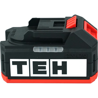 УШМ аккум. TEH LG125M-1B (20В, 125мм, 2000-9500об/мин, рег.обор.:6скор.,1АКБ*4Ач, ЗУ,кейс STACK)