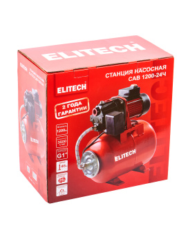 Насосная станция Elitech САВ 1200-24Ч