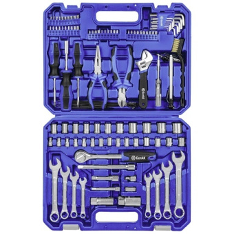 Набор инструмента1/4"-3/8" 122пр  БелАК Профи 07017-БАК