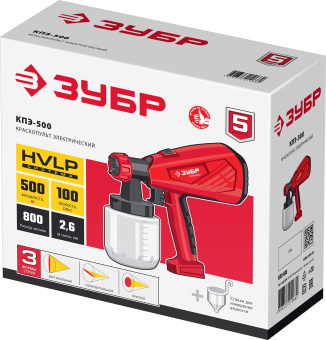 Краскопульт электрический воздушный ЗУБР КПЭ-500 