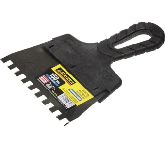 Шпатель Stayer PROFESSIONAL нерж.зубчат. с пласт. ручкой 150мм зуб 8*8мм  1009-15-08