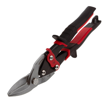 Ножницы по металлу 250мм Piranha прямые и левые усилен. рез.сталь CrMo 2-х комп. рук-ки Gross 78321