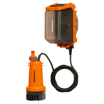 Насос аккум. погружной DAEWOO DHP 2021Li SET (21В, 2000л/час, подача20м, глуб. погр.1,8м, АКБ 5Ач+ЗУ