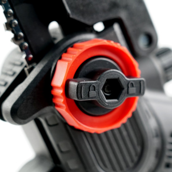 Пила аккум. цепная МИНИ TEH LPS508-1B (20см, 1,4”, 45зв, 1,1мм, Max.диам. среза:190мм, АКБ 4Ач, ЗУ)