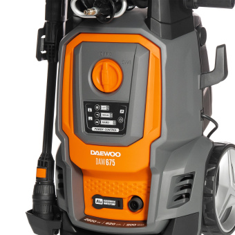 Мойка высокого давления DAEWOO DAW 675 (2600Вт, 200Бар, 10,3л/мин, 620л/ч, шланг12м, 15,9кг)