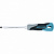 Отвертка Gross SL 5.5*100 мм, S2, 3х-компонентная рукоятка 12110